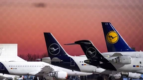 Mitarbeiter der Lufthansa in Sorge