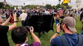 Trump-Anhänger versammeln sich am Kapitol