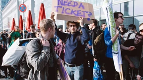 Frankfurt vor EZB-Eröffnung im Ausnahmezustand