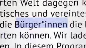 Gendersternchen sind nicht extrem