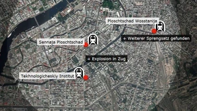 Anschlag auf St. Petersburger U-Bahn