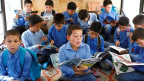 Fahrende Bibliothek in Kabul