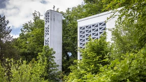 Eine Kirche wird zum Kletterpark