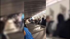 Rolltreppe außer Kontrolle