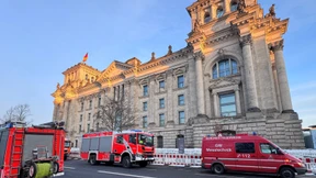 Feuerwehr-Einsatz im Reichstagsgebäude