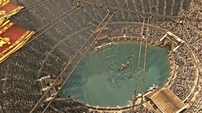 Rasen, bis die Quadriga kracht