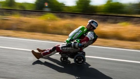 Geschwindigkeitsrausch auf dem Bobby-Car