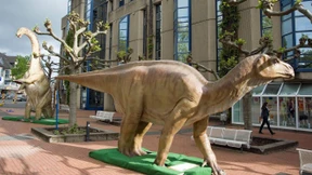 Terrorvogel und Mammut