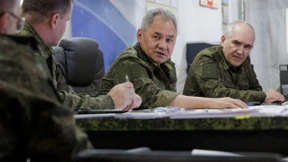 Russischer Verteidigungsminister Schoigu besucht Front