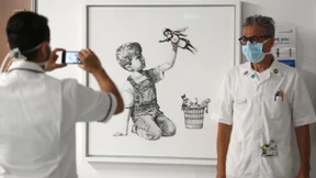 Banksy dankt Corona-Helden mit neuem Kunstwerk