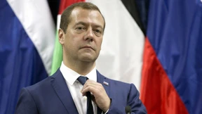 Russischer Regierungschef Medwedjew kommt zu Kohl-Trauerakt