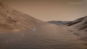 Neretva Vallis: Vor mehr als drei Milliarden Jahren floss hier noch Wasser.