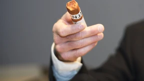 Eine dicke graue Schicht über T. Rex