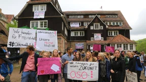 Demo gegen Abwicklung der Odenwaldschule