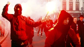 Schwere Krawalle bei Nationalisten-Aufmarsch