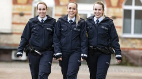 Drillinge landen bei der Polizei