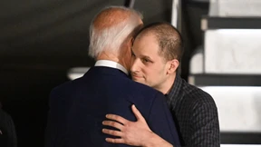 Biden und Scholz nehmen Freigelassene in Empfang