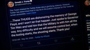 Plattform stuft Trump-Tweet als gewaltverherrlichend ein