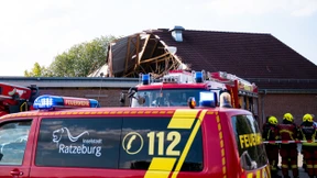 Erst knackte es, dann stürzte das Dach ein