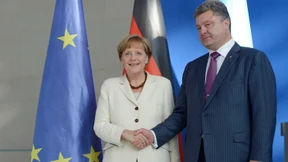 Merkel verspricht Poroschenko ihre Hilfe