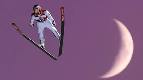 Skispringer im Parlament