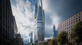 Wilde Architektur aus dem Bildgenerator