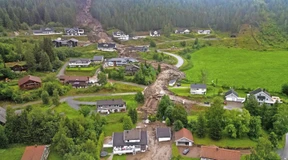 Warnungen vor Flutwelle in Norwegen