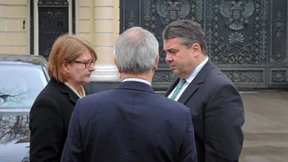 Sigmar Gabriel besucht Putin
