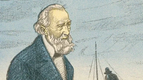 Wie ein Komet stürzt die Stadt in die Nordsee