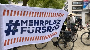 Spontane Radler-Demo nach Aus für Verkehrsversuch