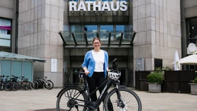 Eine Ansprechpartnerin für die Radfahrer in Bad Homburg