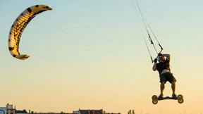 Immerhin Kite-Surfen – in der Stadt