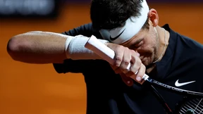 Del Potro weint vor Aufschlag und hört auf