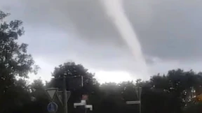 Windhose in Wittmund