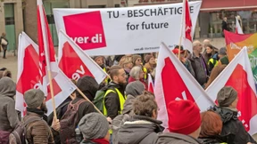 Hochschulvertreter protestieren für gute Finanzierung an Universitäten