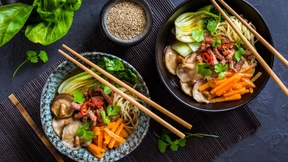 Ostasiens gummiartige Küche