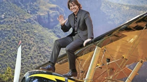 Ein Stein, der ihn auffängt