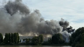 Großbrand im Süden Hamburgs