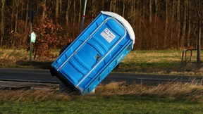 Weihnachten auf dem Miet-Klo