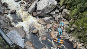 Verunglückter Kajakfahrer mit Amputation vor Ort gerettet