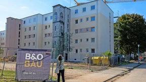 Rapunzel am Aufzugsturm