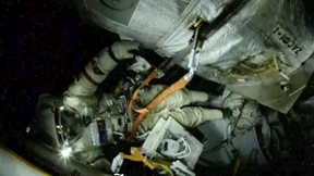 Kosmonauten der ISS im Außeneinsatz