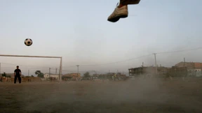 Reporter auf dem Spielfeld