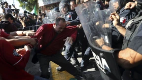 Proteste gegen Migranten in Mexiko