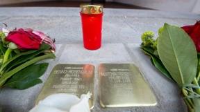 75.000. Stolperstein verlegt