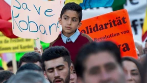 1500 Kurden demonstrieren gegen IS-Terror