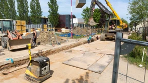 Bauarbeiten für Flüchtlingsquartier gehen weiter