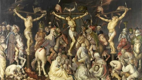 Kreuzigung mit Plünderer