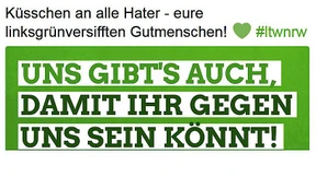 Parteien, die dem Internet beleidigt sind