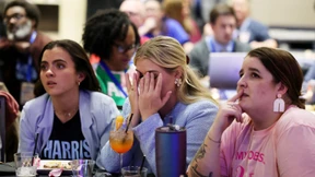 Die Nadel kroch immer weiter in Richtung Trump